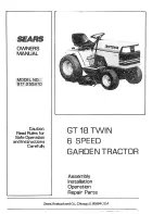 Preview for 1 page of Craftsman 917.25591 Owner'S Manual