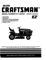 Craftsman 917.256562 Owner'S Manual preview