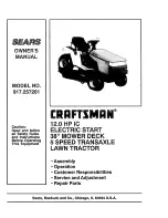 Предварительный просмотр 1 страницы Craftsman 917.257281 Owner'S Manual