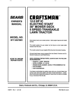 Предварительный просмотр 52 страницы Craftsman 917.257281 Owner'S Manual