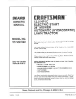 Preview for 52 page of Craftsman 917.25736 Owner'S Manual