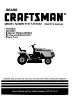 Craftsman 917.257632 Owner'S Manual preview