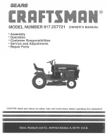 Craftsman 917.257721 Owner'S Manual preview