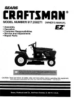 Craftsman 917.258271 Owner'S Manual preview