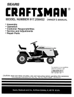 Craftsman 917.258452 Owner'S Manual предпросмотр