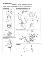 Preview for 48 page of Craftsman 917.258542 Owner'S Manual