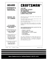 Preview for 60 page of Craftsman 917.258680 Owner'S Manual