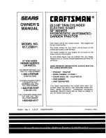 Preview for 60 page of Craftsman 917.258911 Owner'S Manual