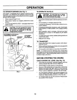 Preview for 13 page of Craftsman 917.259290 Owner'S Manual