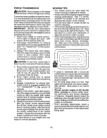 Предварительный просмотр 15 страницы Craftsman 917.26651 Operator'S Manual