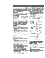 Предварительный просмотр 8 страницы Craftsman 917.270($30 Owner'S Manual