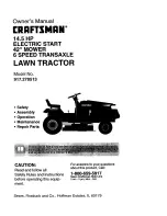 Предварительный просмотр 1 страницы Craftsman 917.270513 Owner'S Manual