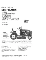 Preview for 1 page of Craftsman 917.270824 Owner'S Manual