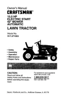 Craftsman 917.271023 Owner'S Manual предпросмотр