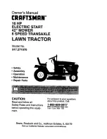 Craftsman 917.271070 Owner'S Manual preview