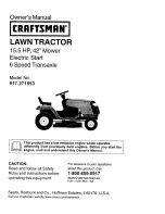 Craftsman 917.271553 Owner'S Manual предпросмотр