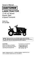 Craftsman 917.271652 Owner'S Manual preview