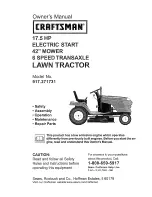 Craftsman 917.271731 Owner'S Manual preview