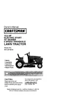 Craftsman 917.271814 Owner'S Manual preview