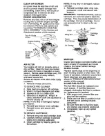 Предварительный просмотр 22 страницы Craftsman 917.271815 Owner'S Manual