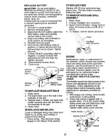 Предварительный просмотр 27 страницы Craftsman 917.271815 Owner'S Manual