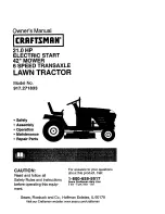 Craftsman 917.271833 Owner'S Manual preview