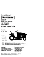 Preview for 1 page of Craftsman 917.27184 Owner'S Manual