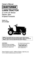 Craftsman 917.271850 Owner'S Manual preview