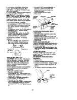 Предварительный просмотр 27 страницы Craftsman 917.272030 Owner'S Manual