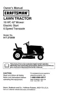 Craftsman 917.272058 Owner'S Manual предпросмотр