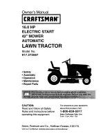 Предварительный просмотр 1 страницы Craftsman 917.272067 Owner'S Manual