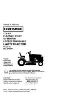 Предварительный просмотр 1 страницы Craftsman 917.27207 Owner'S Manual