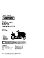 Предварительный просмотр 1 страницы Craftsman 917.272243 Owner'S Manual