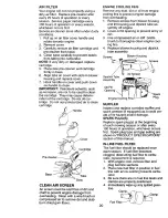 Предварительный просмотр 20 страницы Craftsman 917.272353 Owner'S Manual