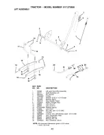 Preview for 43 page of Craftsman 917.272650 Owner'S Manual