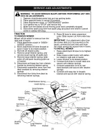 Предварительный просмотр 21 страницы Craftsman 917.273131 Owner'S Manual