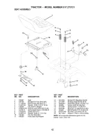 Предварительный просмотр 42 страницы Craftsman 917.273131 Owner'S Manual