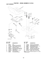 Предварительный просмотр 42 страницы Craftsman 917.273135 Owner'S Manual