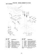 Предварительный просмотр 43 страницы Craftsman 917.27316 Owner'S Manual