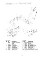 Предварительный просмотр 45 страницы Craftsman 917.27316 Owner'S Manual