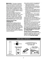 Preview for 6 page of Craftsman 917.273240 Owner'S Manual