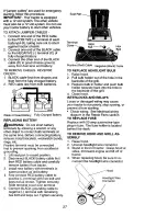 Preview for 27 page of Craftsman 917.273380 Owner'S Manual