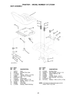 Preview for 41 page of Craftsman 917.273394 Owner'S Manual