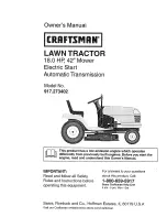 Preview for 1 page of Craftsman 917.273402 Owner'S Manual