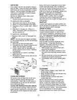 Preview for 21 page of Craftsman 917.273480 Owner'S Manual