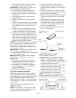 Preview for 20 page of Craftsman 917.273623 Owner'S Manual