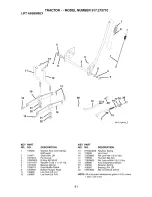 Preview for 41 page of Craftsman 917.273710 Owner'S Manual