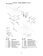 Preview for 42 page of Craftsman 917.273710 Owner'S Manual