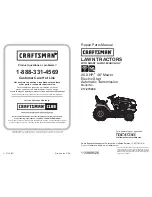 Craftsman 917.273900 Repair Parts Manual preview