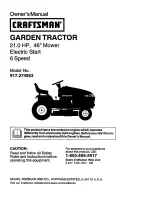 Craftsman 917.274953 Owner'S Manual preview